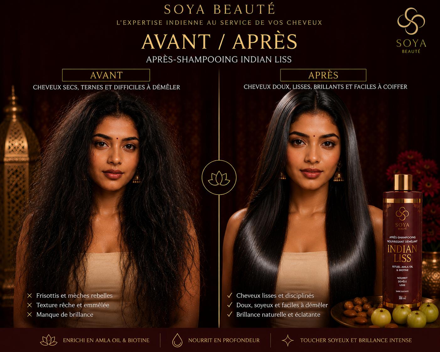 Après-shampoing Indian Liss