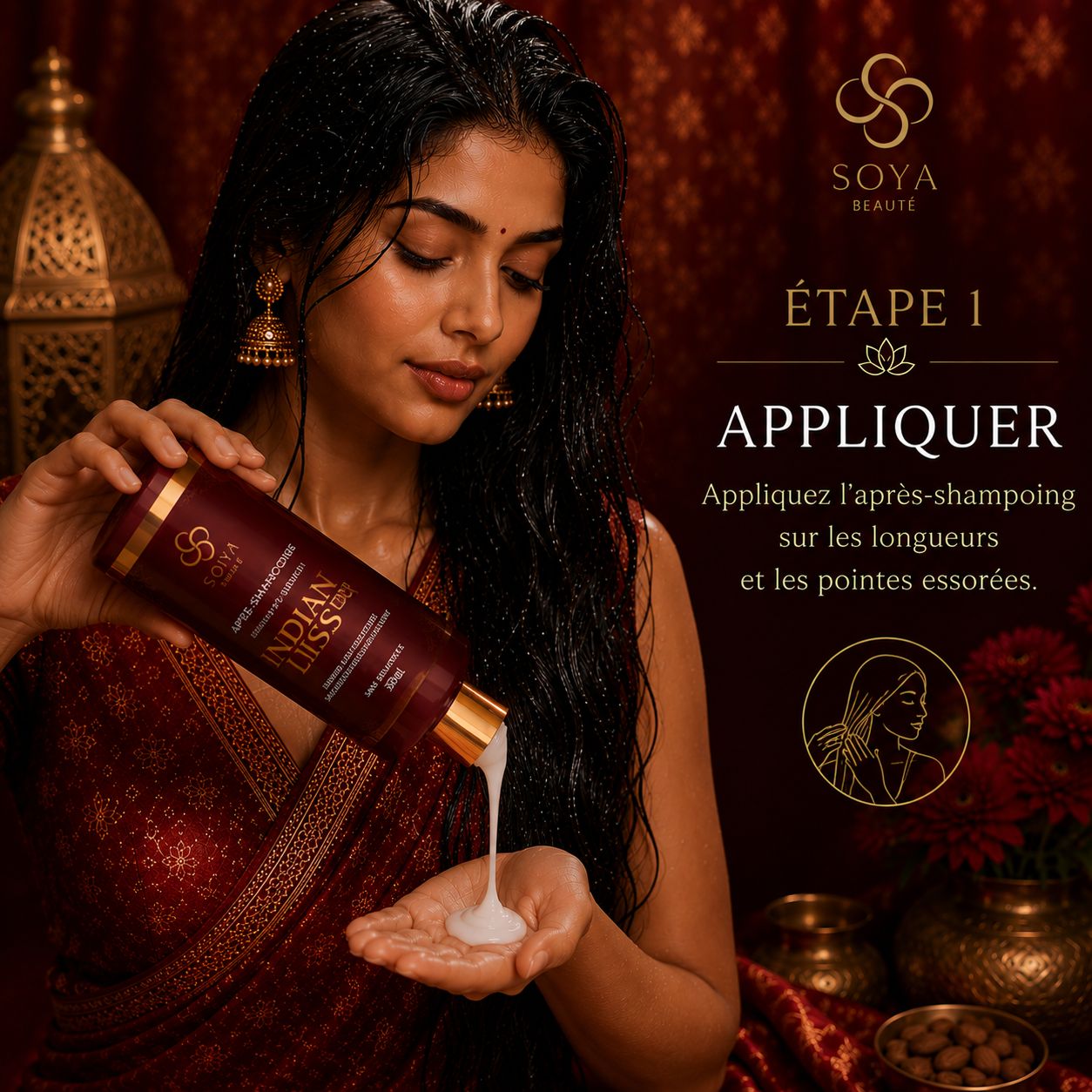 Après-shampoing Indian Liss