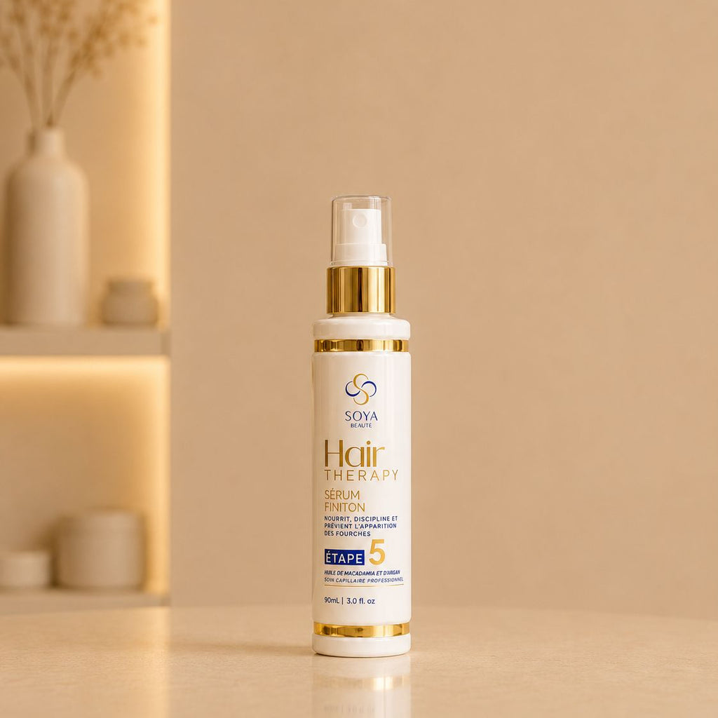 Sérum de finition Hair Therapy de Soya Beauté pour nourrir, discipliner et prévenir l'apparition des fourches